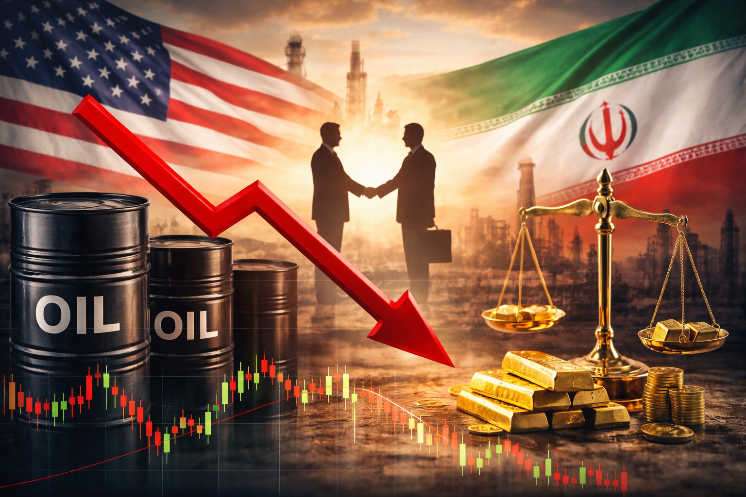 Oil Prices Fall as Diplomatic Signals Reshape Market Expectations