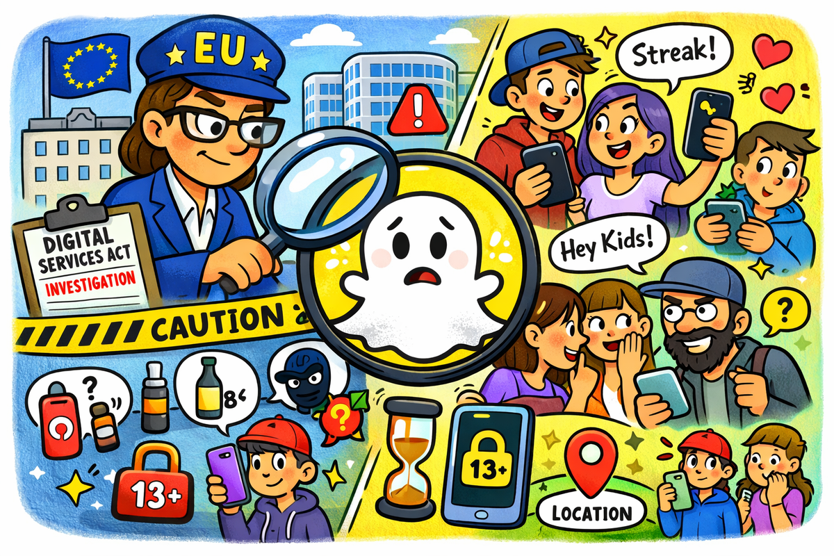 EU Snapchat Probe Brings the Ordinary Routine of Teen Messaging Under Closer Official Scrutiny