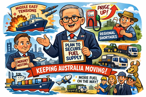 Australia Moves to Steady Fuel Supply as a Shipping Shock Spreads Through the Energy System